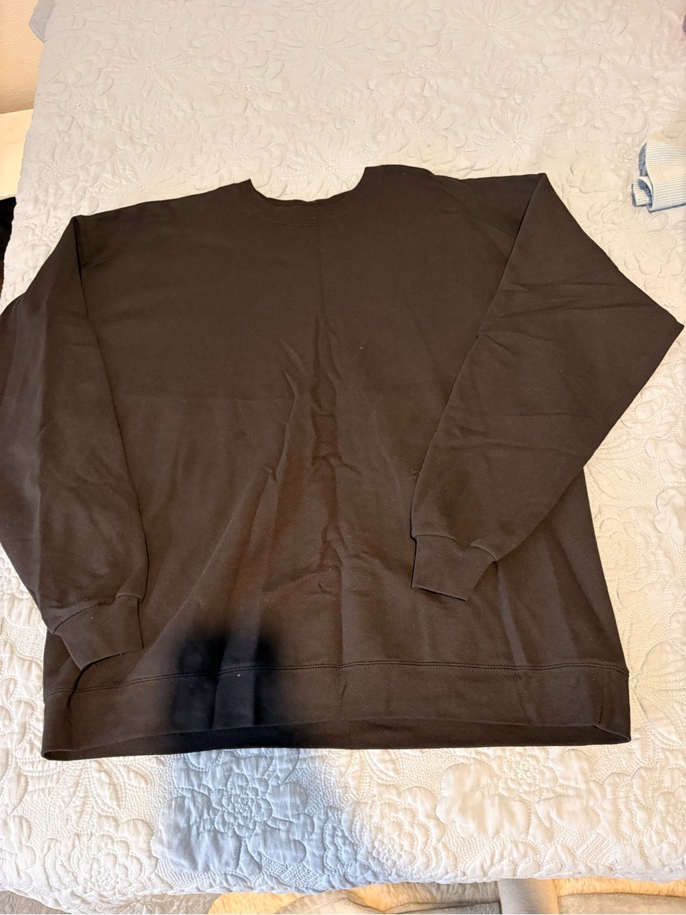 Men's Black Crewneck Sweater - Classic Casual Pullover